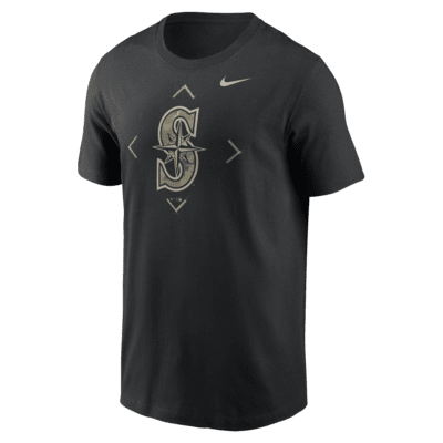 Seattle Mariners Camo Logo Men's Nike MLB T-Shirt.