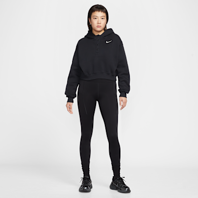 나이키 피닉스 플리스 여성 오버사이즈 크롭 후디