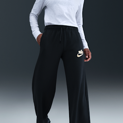 Nike Sportswear Club Fleece Women's Mid-Rise Wide-Leg Pants