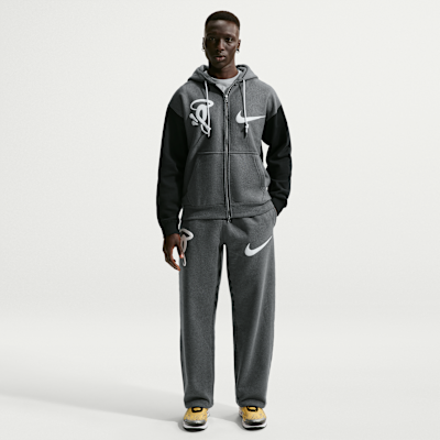 Nike Solo Swoosh x Central Cee กางเกงขายาวทรงเปิดชายผู้ชาย