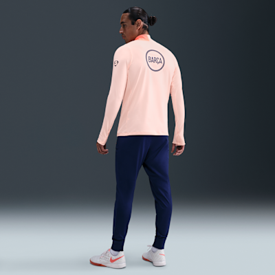 FC バルセロナ ストライク サード メンズ ナイキ Dri-FIT トータル 90 サッカー ニット ドリルトップ