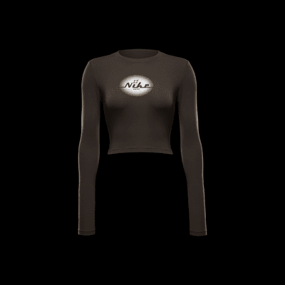 Nike Sportswear Women's Knit Long-Sleeve Cropped Top