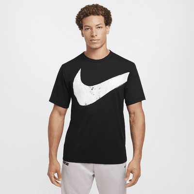 Playera de fitness de manga corta Dri-FIT para hombre Nike Hyverse Swoosh