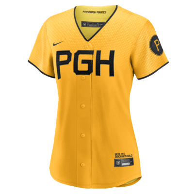 MLB Pittsburgh Pirates City Connect Men's Replica Baseball Jersey.
