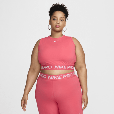 Nike Pro Women's Dri-FIT Cropped Tank Top (Plus Size)