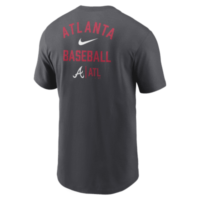 Men's Nike Red Atlanta Braves Color Bar T-Shirt