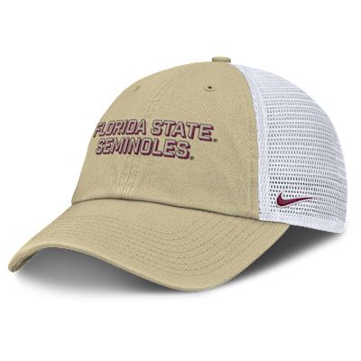 Florida State On-Field Club Gameday Men's Nike College Trucker Adjustable Hat