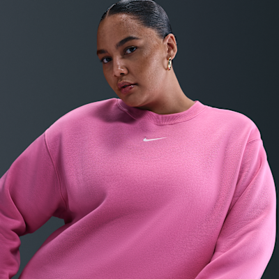 Nike Sportswear Phoenix Fleece Women's Oversized Crew-Neck Sweatshirt (Plus Size)