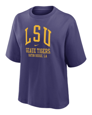 Женская футболка LSU Nike College Boxy