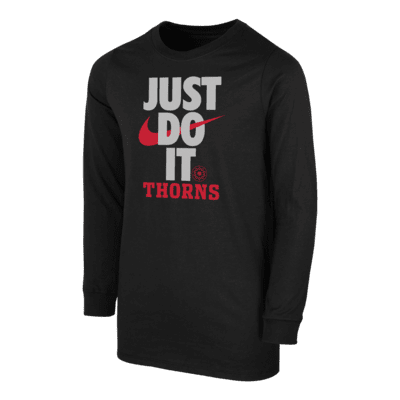 Portland Thorns Big Kids' (Boys') Nike Soccer Long-Sleeve T-Shirt. Nike.com