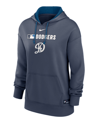 Женское худи Los Angeles Dodgers Authentic Collection City Connect Nike Therma MLB Pullover Hoodie