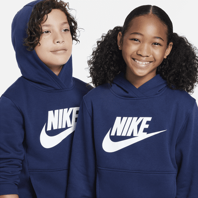 Sudadera con gorro para niños talla grande Nike Sportswear Club Fleece