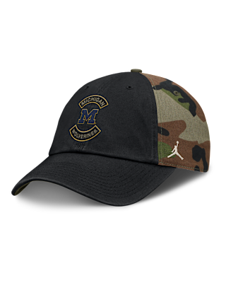 Мужские  Michigan 2025 Military Appreciation Club Nike College Adjustable Hat