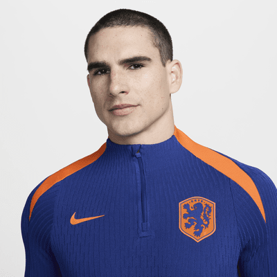 Netherlands Strike Elite Nike Dri-FIT-ADV-Fußball-Drill-Oberteil aus Strickmaterial für Herren