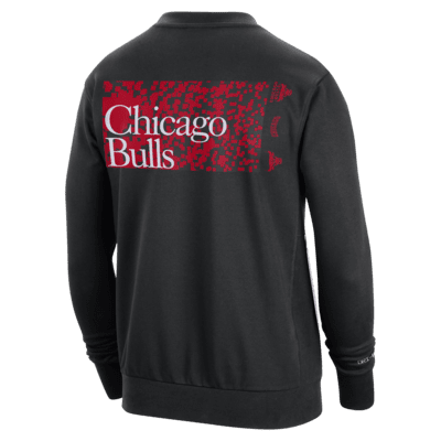 Chicago Bulls Standard Issue Nike Dri-FIT NBA sweatshirt med rund hals til herre