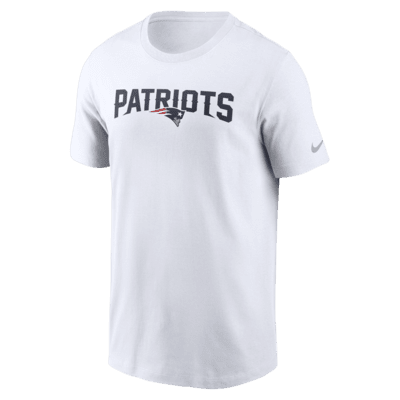 Playera Nike de la NFL para hombre New England Patriots Primetime Wordmark Essential