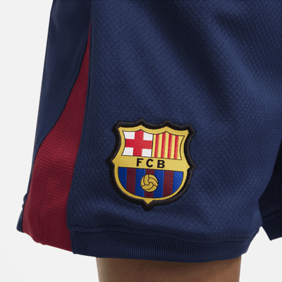 Tredelat fotbollsställ FC Barcelona 2024/25 Stadium (hemmaställ) Nike Replica för barn