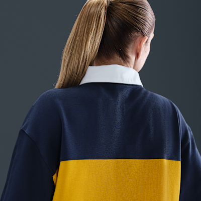 Nike Sportswear oversized polo met korte mouwen voor dames