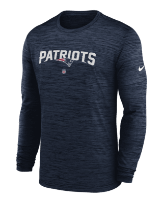 New England Patriots Nike NFL On Field Apparel Dri-Fit Long Sleeve Shirt  Men's