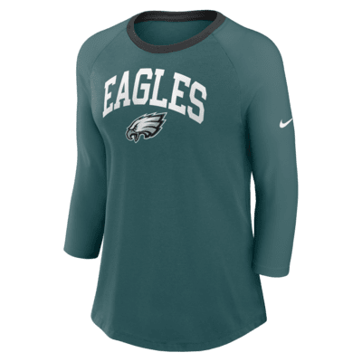 Philadelphia Eagles Women's Nike NFL 3/4-Sleeve T-Shirt