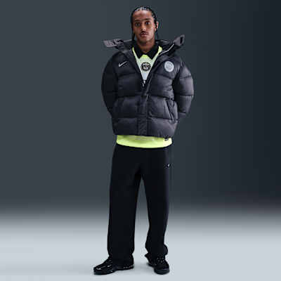 Fotbollspufferjacka Paris Saint-Germain Nike Life Therma-FIT för män