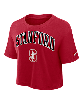 Женская футболка Stanford Athletic Prep Arch Nike Dri-FIT College Cropped
