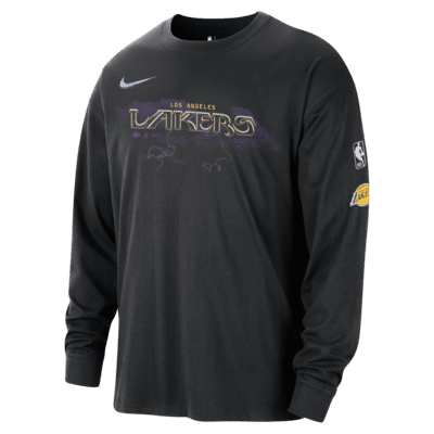 Los Angeles Lakers Essential Max90 Men's Nike NBA Long-Sleeve T-Shirt ...