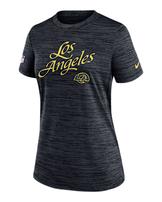 Женская футболка Los Angeles Rams Rivalries Collection Sideline Velocity Nike Dri-FIT NFL