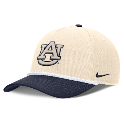 Auburn Primetime Rope 2-Tone Rise Men's Nike College Adjustable Hat