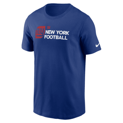 New York Giants Team Outline Essential T-Shirt Men's Nike NFL T-Shirt