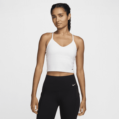 Camiseta de tirantes con bra deportivo con almohadillas de baja sujeción para mujer Nike Indy