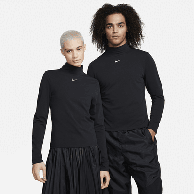 Top. Long-Sleeve Collection Women\'s Sportswear Nike Mock Essentials