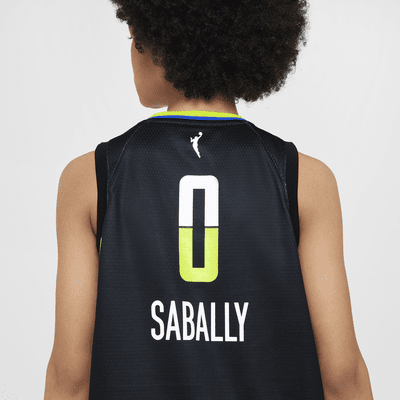 Koszulka dla dużych dzieci (chłopców) Nike Dri-FIT WNBA Swingman Satou Sabally Dallas Wings Rebel Edition 2023