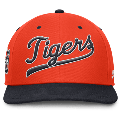 Gorra Nike Dri-FIT de la MLB ajustable para hombre Detroit Tigers Cooperstown Pro