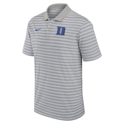 Duke Blue Devils Primetime Victory Striped Men's Nike Dri-FIT College Polo