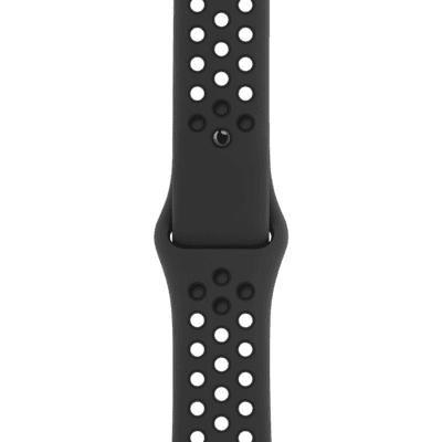 Apple Watch Series 7 (GPS + Mobilfunk) mit Nike Sportarmband  45-mm-Aluminiumgehäuse in Midnight