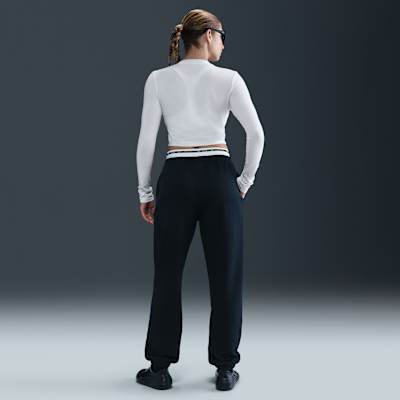 Nike Sportswear Chill Knit schmales, verkürztes Longsleeve (Damen)