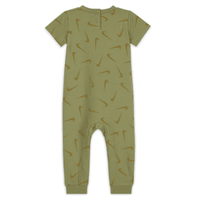 Nike Baby (12-24M) Printed Short Sleeve Coverall