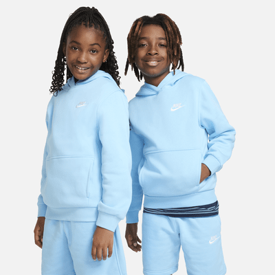 Sudadera con gorro sin cierre para niños talla grande Nike Sportswear Club Fleece