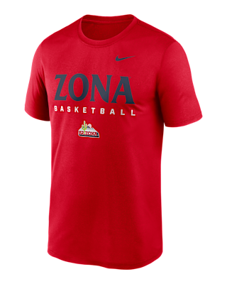 Мужская футболка Arizona Courtside Basketball Legend Nike Dri-FIT College для баскетбола