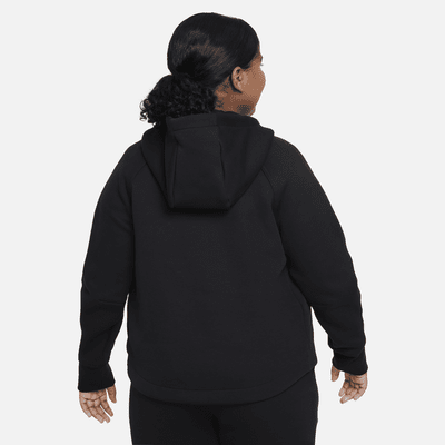 Nike Sportswear Tech Fleece Sudadera con capucha con cremallera completa (Talla grande) - Niña