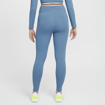 Nike One Girls' Dri-FIT High-Waisted Leggings