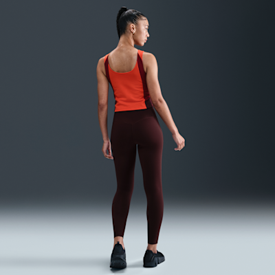 Leggings de cintura alta sin costura delantera de 7/8 para mujer Nike Universa
