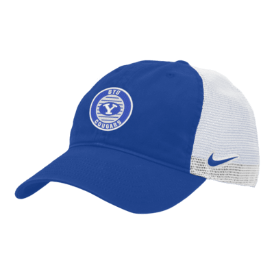 Gorra de rejilla universitaria Nike BYU Heritage86