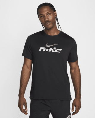 Мужские шорты Nike Miler Flash Dri-FIT UV Short-Sleeve Top для бега