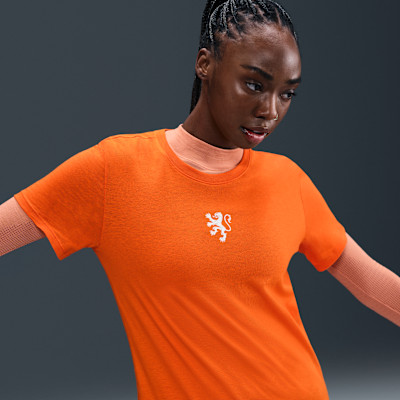 T-shirt de futebol Nike Países Baixos para mulher