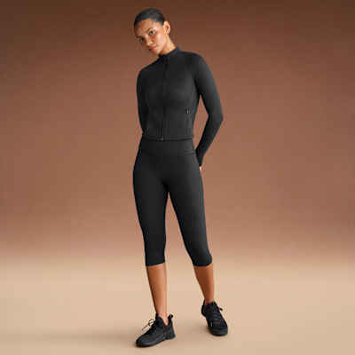 NikeSKIMS Matte Women's Mock-Neck Full-Zip Jacket