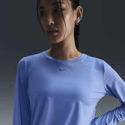 Playera de manga larga Dri-FIT para mujer Nike One Classic