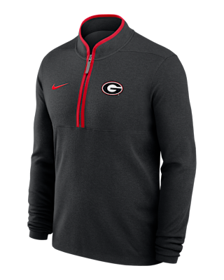 Мужские  Georgia Victory Nike Dri-FIT College 1/2-Zip Long-Sleeve Top