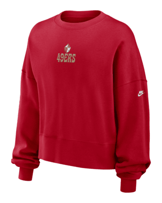 Женские  San Francisco 49ers Rewind Nike NFL Pullover Crew